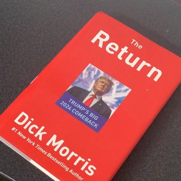 THE RETURN by Dick Morris - Hardcover book politics - 252 pages  NY Bestseller - Picture 3 of 4